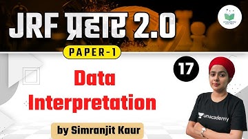 10:00 AM - NTA UGC NET 2021 | Simranjit Kaur | Data Interpretation