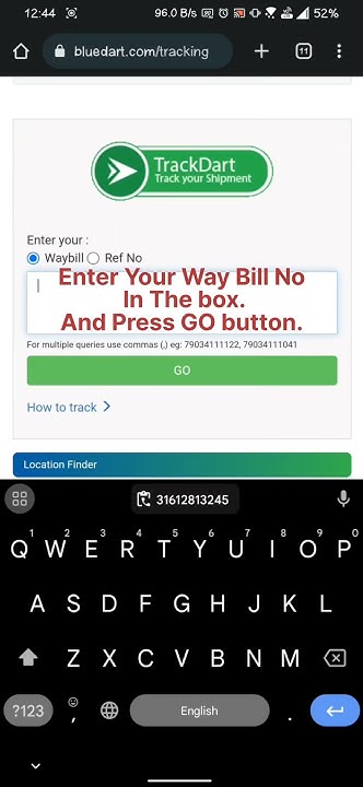 HOW TO TRACK BLUE DART DELIVERY STATUS bluedart YouTube how-to-track-blue-dart-delivery-status-bluedart-youtube