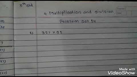 5th std. Problem set -14 (Q=1)