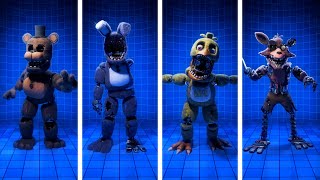 Fnaf 2 Movie Furry Withered Animatronics Jumpscare  Workshop Animations