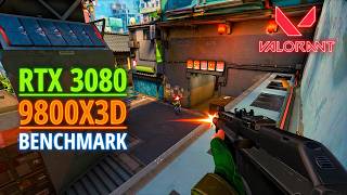 VALORANT - 1080p - 9800X3D + RTX 3080 (HIGH vs. LOW BENCHMARK)