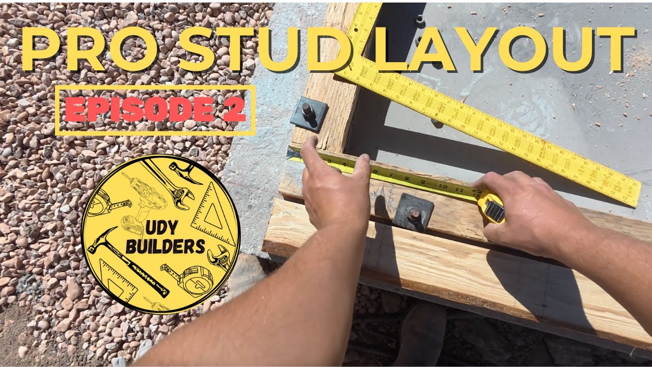 Как разметить расположение стоек на зелёной пластине гаража | Эпизод 2 | КАК СТРОИТЬ ПРИСТАВНЫЕ Г...