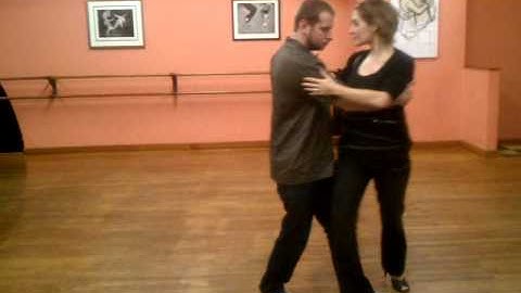 Argentine Tango Lesson: Lapiz, Enrosque, and Sacada sequence