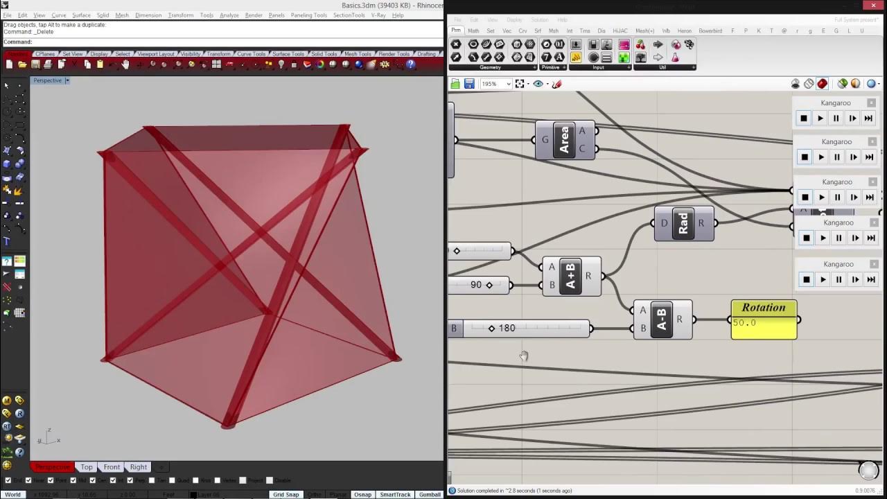 Dragged object