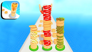 Pancake Run Gameplay 🥞🥝🍌 All Levels 136-138