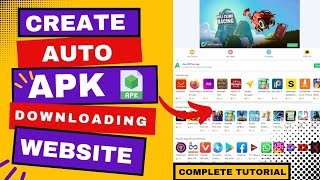 How to create Auto uploading APK website for FREE || APK Downloading website. screenshot 4