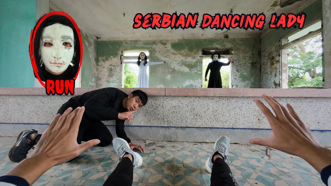 SERBIAN DANCING LADY | REAL LIFE ESCAPE HORROR PARKOUR POV