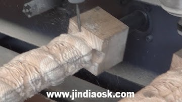 4 Axis Rotary CNC Router with 8 Spindles