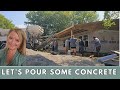 Pouring a concrete porch with no experience  no liquid laundry sheets