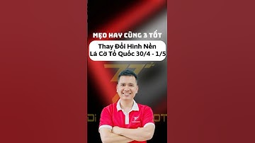 Thay đổi hình nền lá cờ Tổ Quốc 30/4 - 1/5 cực đơn giản #didong3tot #iphone #meoiphone #meohay