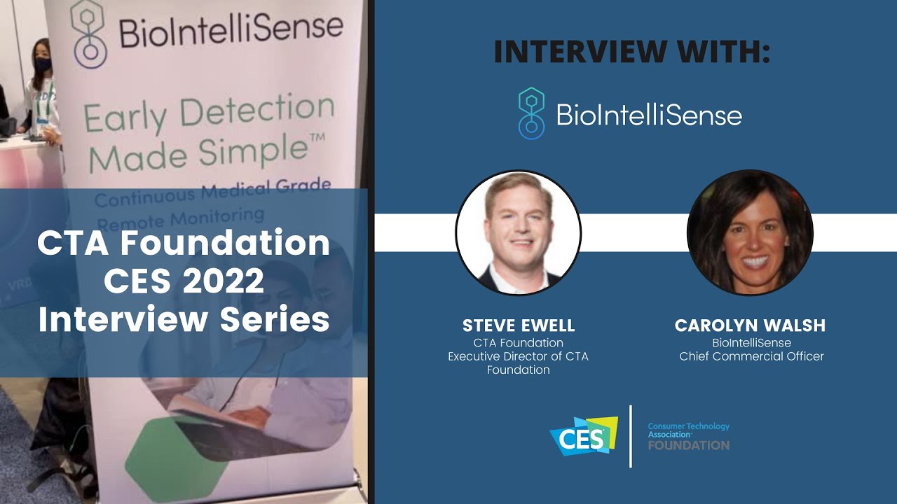 CTA Foundation CES 2022 BioIntelliSense Interview - YouTube