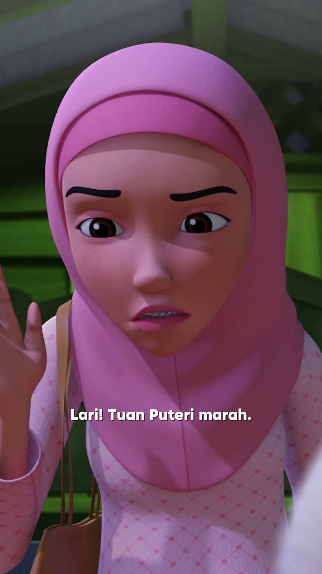 Lawanya Kak Ros pakai tudung ? #KakRos #UpinIpin #RamadanRaya #shorts