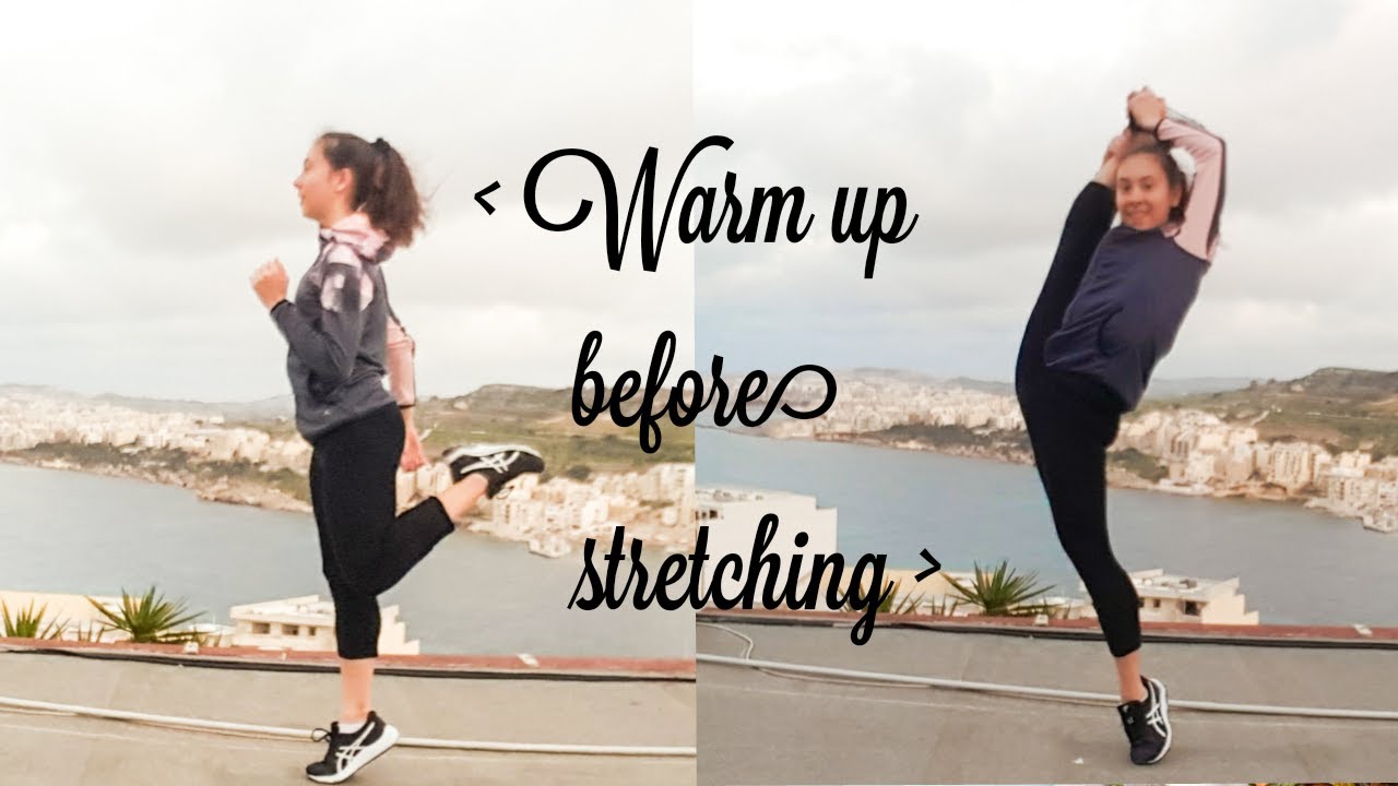 Warm up before stretching - YouTube
