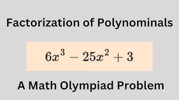 A nice Math  problem | Polynomial | Factorization | Olympiad