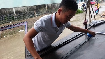 hướng dẫn làm cửa lưới chống muỗi inox 304