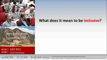 Evaluating access and inclusion within your REU   Chris Atchison accessibility