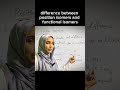 Difference between position isomers and functional isomers #cbse #chemistry