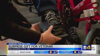 Surprise gift for WWII veteran