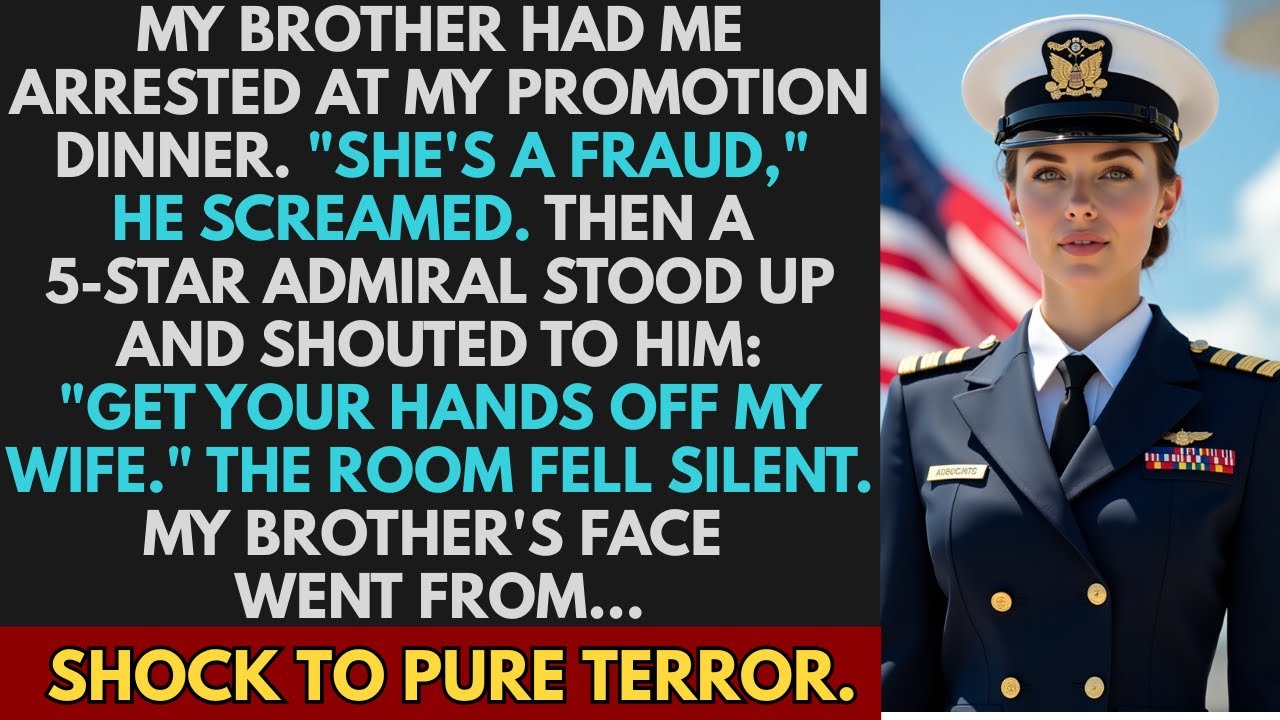 Brother Arrested Me In Front of Our Family — Until An Admiral Said 6 Words That Changed Everything