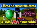 La Mejor Forma Para 📕ENCANTADOS GRATIS en Minecraft bedrock (zona de tradeo)