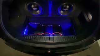 2021 Tesla model s plaid with 2-12” subwoofers battery only sub system