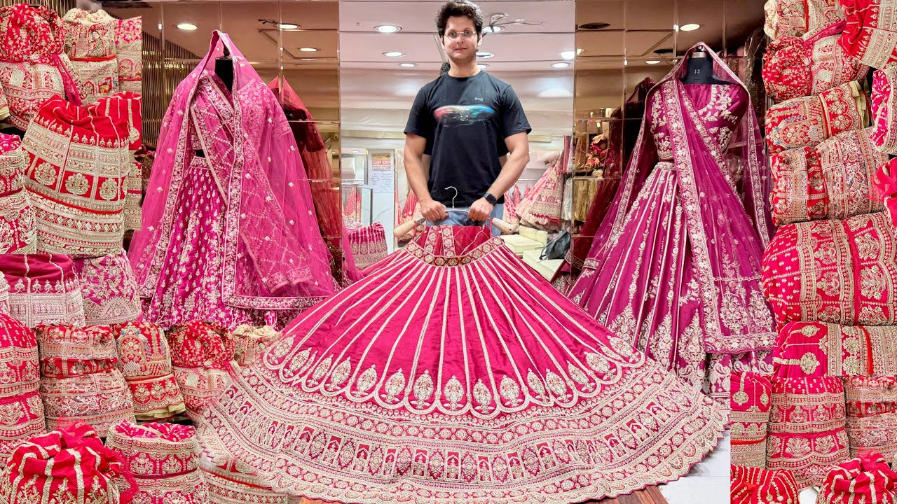 Best Top 10 Bridal Summer Lehenga Collection in Chandni Chowk | Buy Wholesale Rate 