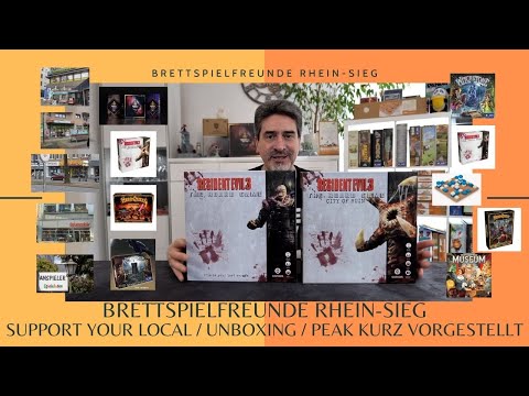 Brettspielfreunde Rhein Sieg // Support your local // Unboxing // Peak