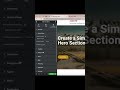 Create stunning interactive website with motion effects and animation under 1 minute