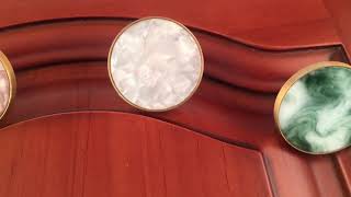Celebrity Solid Brass Cabinet Knobs With Color Shell,Share and Like it. Profile