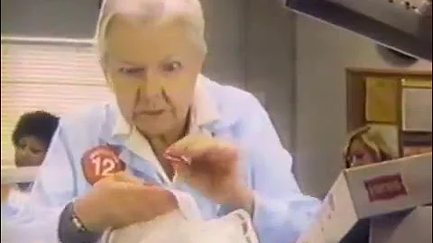 Polly Rowles--Hanes Underwear Commercial, 1982 TV