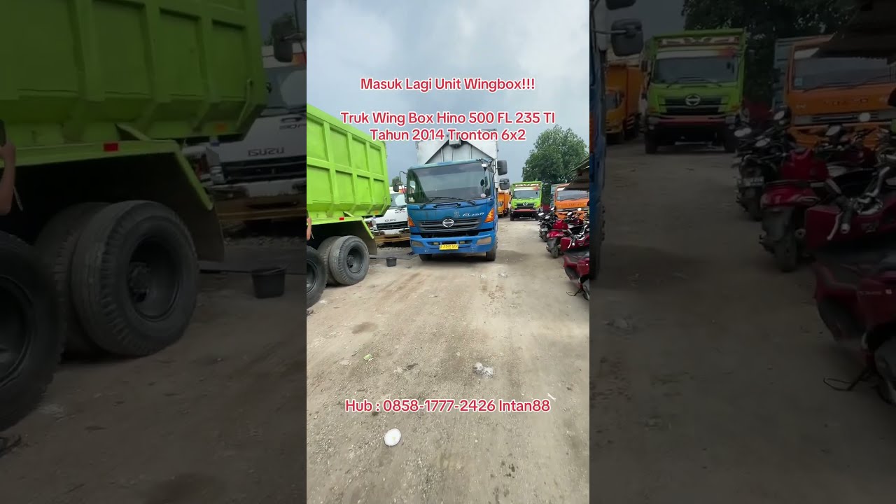 Truk wingbox hino masuk lagi FL 235 TI Tahun 2014 Bosku? #jualbelitruk #wingbox #hinolohan #hino