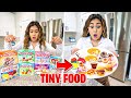 i only ate TiNY FOOD for 24 Hours!!!