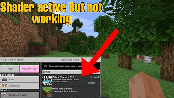 Shader active But not working Minecraft mein shader active krne ke Baad ager na chle to kya kre