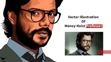 Sergio_Money Heist Professor Illustration || Money Heist || Cattu design || Alvaro morte ||