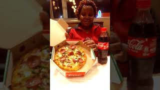 Eating The Most Delicious Pizza With Coke