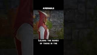 amenable — Dragon age : Inquisition dialogue scene