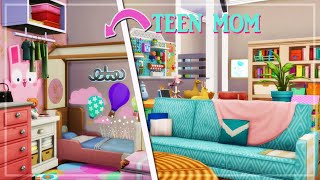 TEEN MOM's FAMILY APARTMENT 👩👧 || The Sims 4 || SPEED BUILD