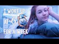 I woke up ON TIME for a week... and here's what happened