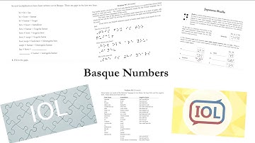 International Linguistics Olympiad --- Basque Numbers