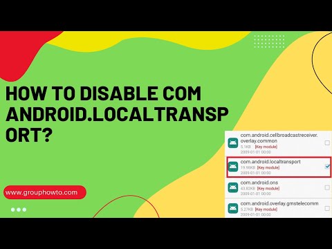 Can i Disable the com.android.localtransport app?