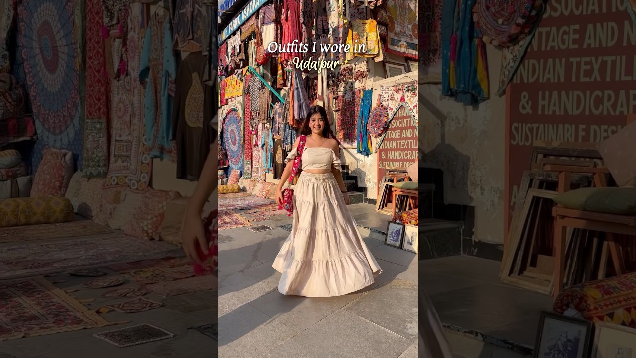 *OUTFITS* I wore in Udaipur 🤍🪷✨🦚 #udaipur #outfitsinudaipur #outfit