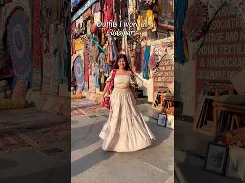 *OUTFITS* I wore in Udaipur 🤍🪷✨🦚 #udaipur #outfitsinudaipur #outfit