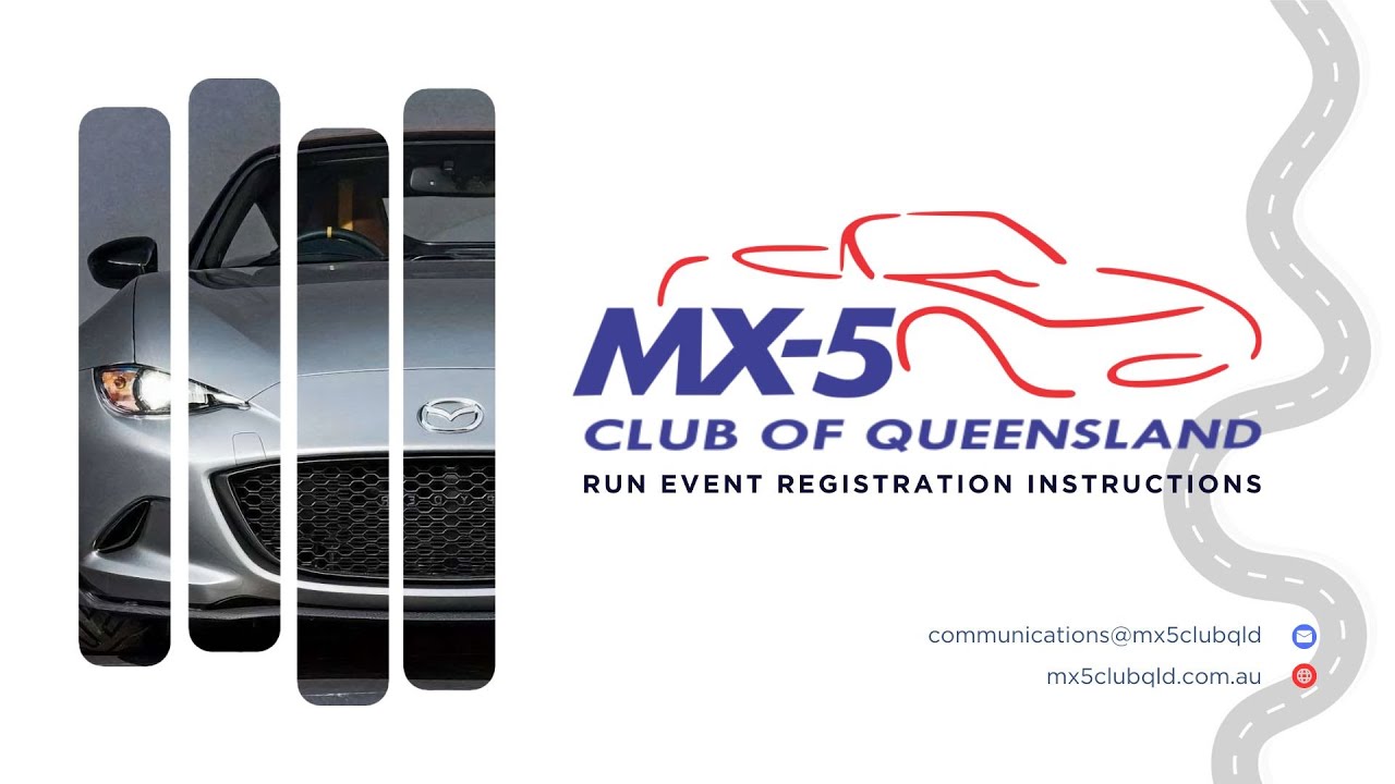 MX5 Club QLD Event Registration Instructions