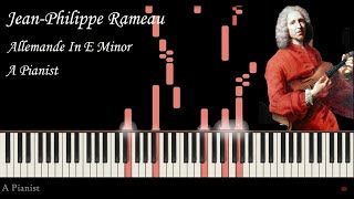 Allemande In E Minor From Pièces de Clavecin//Jean-Philippe Rameau Piano (Synthesia)