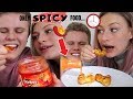 we only ate SPICY FOOD for 24 hours... she HATES spicy food!!!