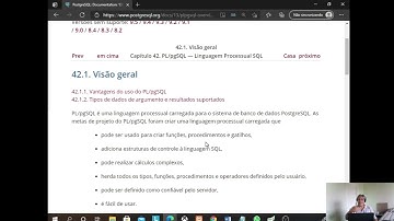 Procedimentos armazenados (Stored Procedures) PostgreSQL - Aula 1