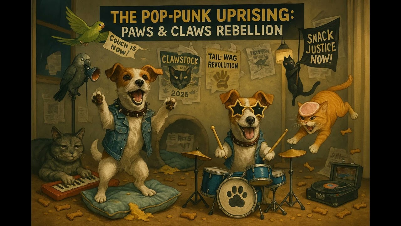 🎵 Pop-Punk Uprising: Paws & Claws Anthem | AI by urweezel