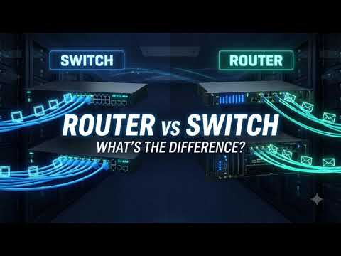 “Router vs Switch — What's the Difference ”