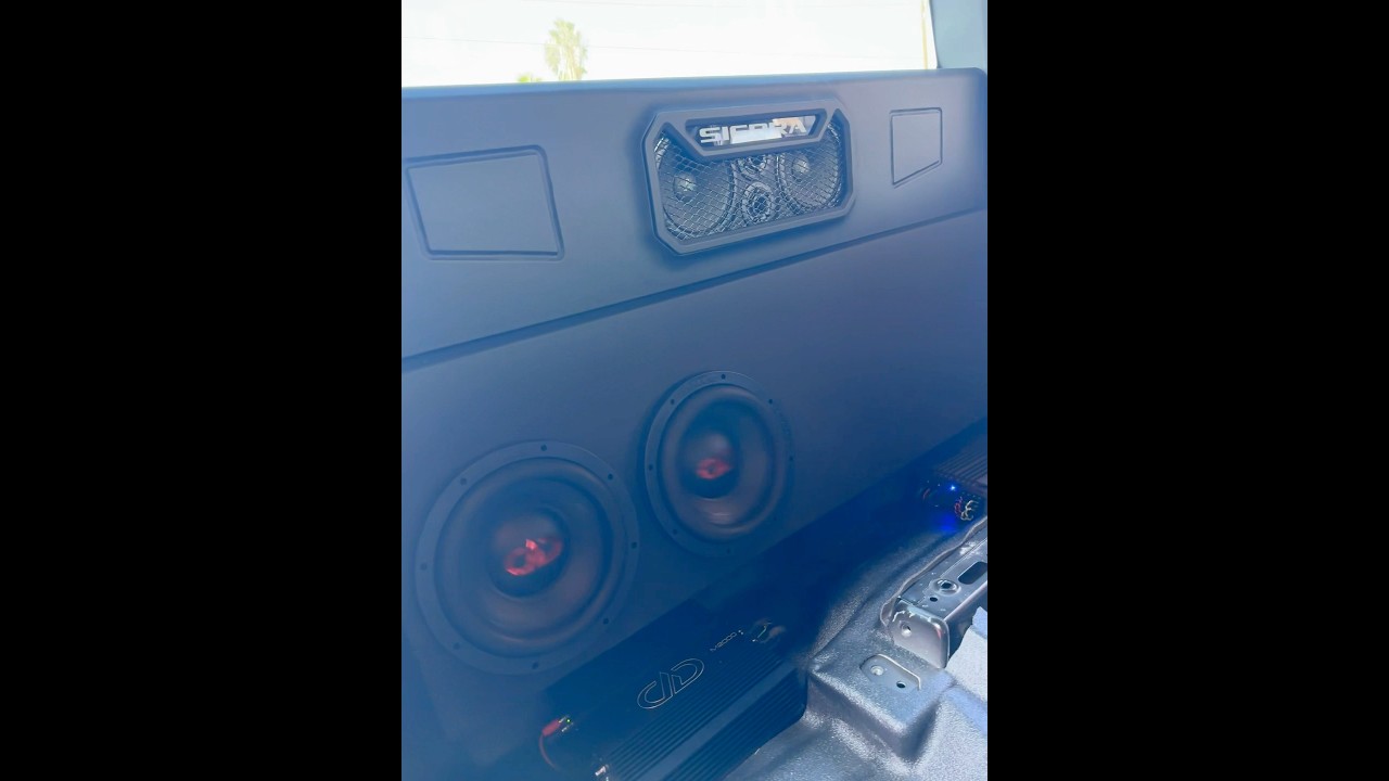 2025 GMC Sierra Single cab 2 10’s DD audio