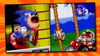 Sonic, but It's Messed Up!  Funny Sonic 2 Rom Hack